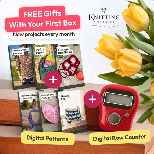 Knitting Support Monthly Crafting Box