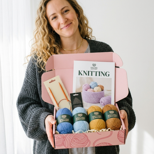 Knitting Support Monthly Crafting Box