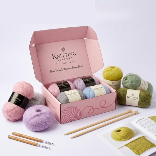 Knitting Support Monthly Crafting Box
